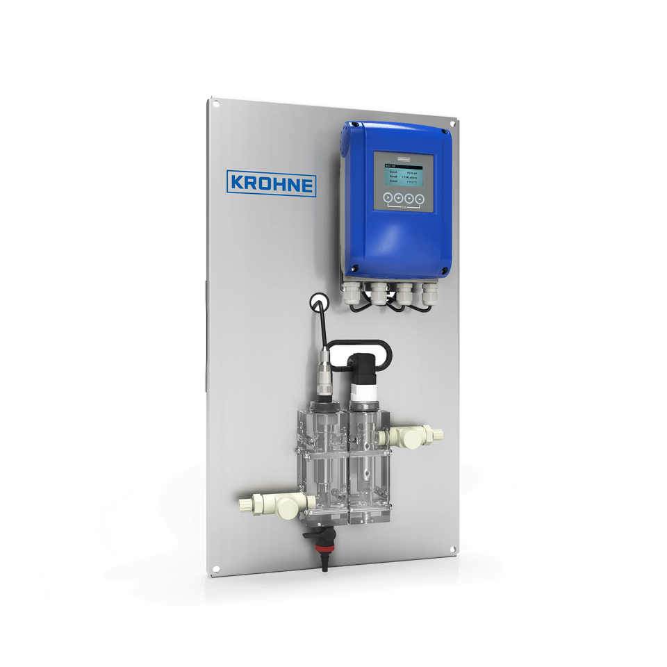 Water analysis panel – analytical module for pH measurement