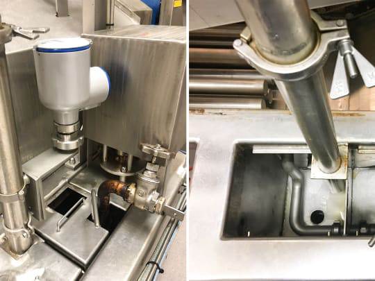 Level measurement of edible oil in a deep fryer